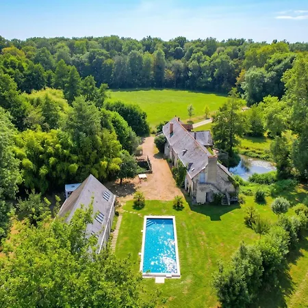 So Moulin Janot 49 - Piscine Chauffee - Basket - 2h Nantes - 45 P فيلة *